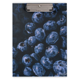 Bio Reifenhaufen Blaubeeren Klemmbrett