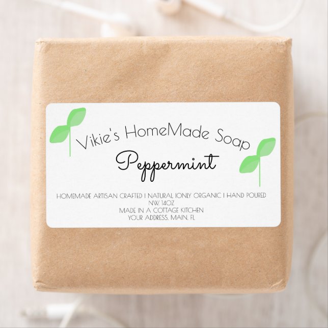 Bio Scent Soap Business Art Label (Insitu)