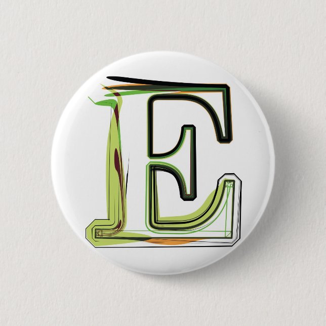 Bio Schriftartillustration Button (Vorderseite)