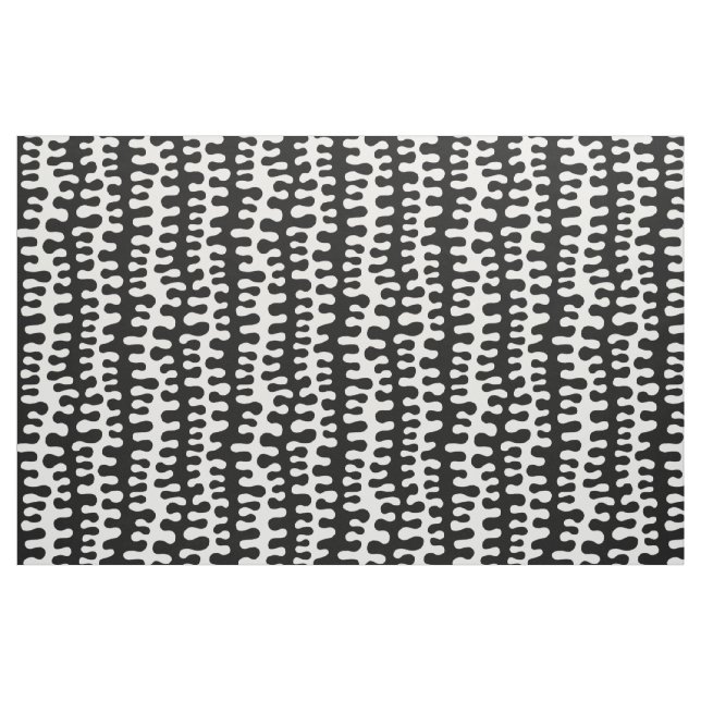 Bio Streifen - Schwarz Stoff (Fat Quarter (45,7 x 55,9 cm))