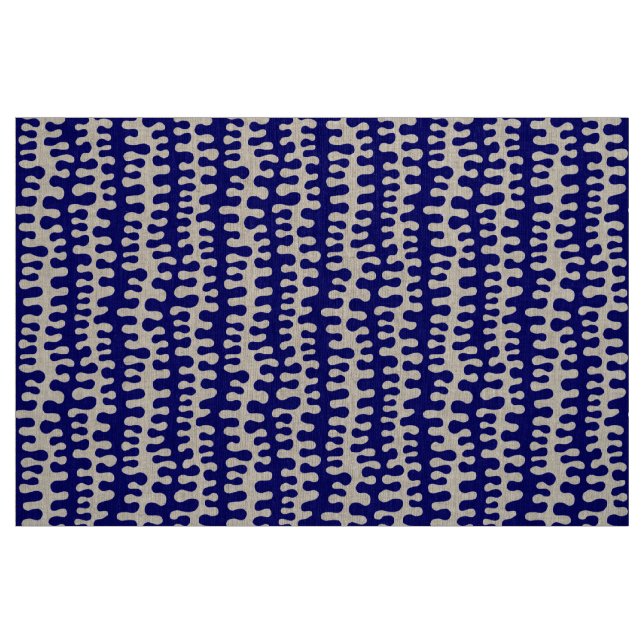 Bio Streifen - Tiefe Marine Stoff (Fat Quarter (45,7 x 55,9 cm))
