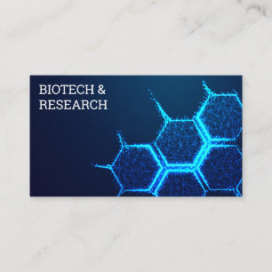 Bio Tech Molecule Nah Visitenkarte