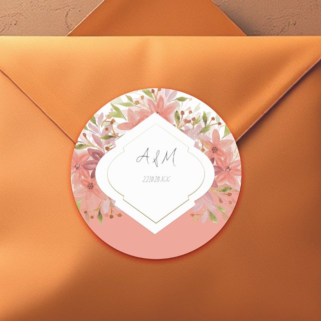 Bio Terracotta auf dem Wasser Runder Aufkleber (Von Creator hochgeladen)