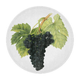 Bio-Traube Rotwein, Lebensmittel Obst Schneidebrett