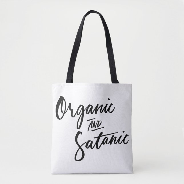Bio und satanische Tasche (Vorderseite)