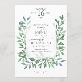 Bio Waldland Vintager Kranz Einladung