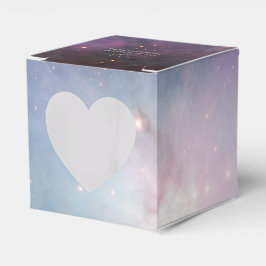 Bio weiße Gabe Retro-Orion Nebel EDITABLE Geschenkschachtel