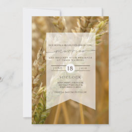 Bio Weizen | Einladung zur Hochzeit