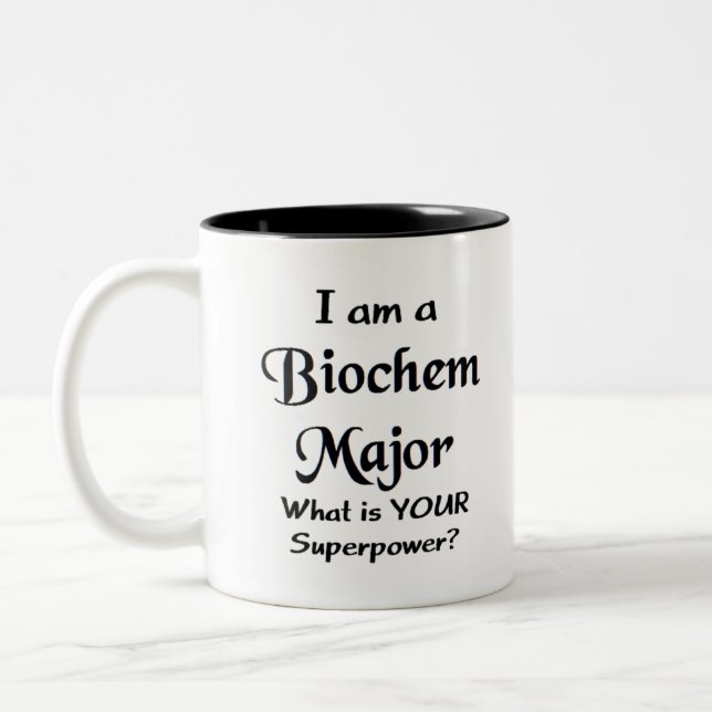 Biochem-Major Zweifarbige Tasse (Links)