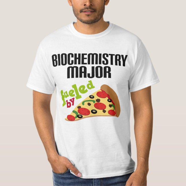 Biochemie-bedeutendes Geschenk (Pizza) T-Shirt (Vorderseite)