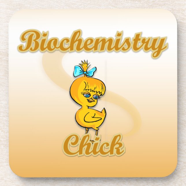Biochemie Chick Getränkeuntersetzer (Vorderseite)