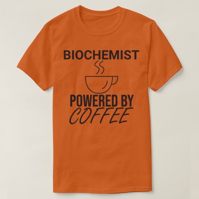 Biochemie-Kaffee-Biochemie 5 T-Shirt (Design vorne)