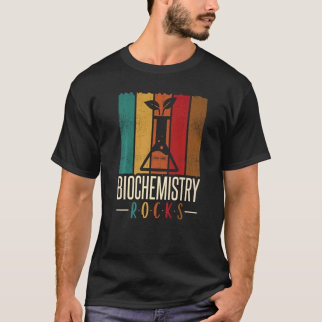 Biochemie Rocks Biochemist Biology Apparel T-Shirt (Vorderseite)