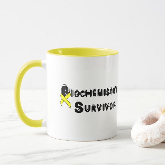 Biochemie Survivor Tasse (Mit Donut)