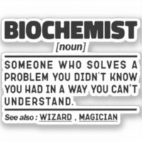 Biochemiker Noun Funny Biochemie Science Lover