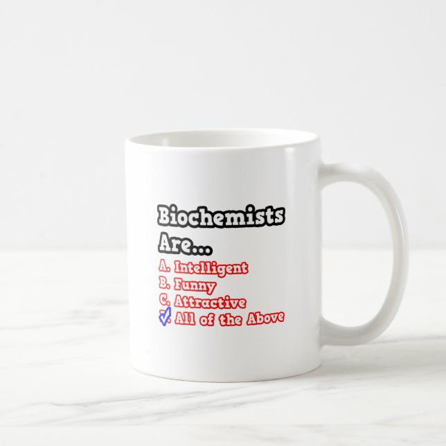 Biochemiker Quiz...Joke Tasse (Rechts)