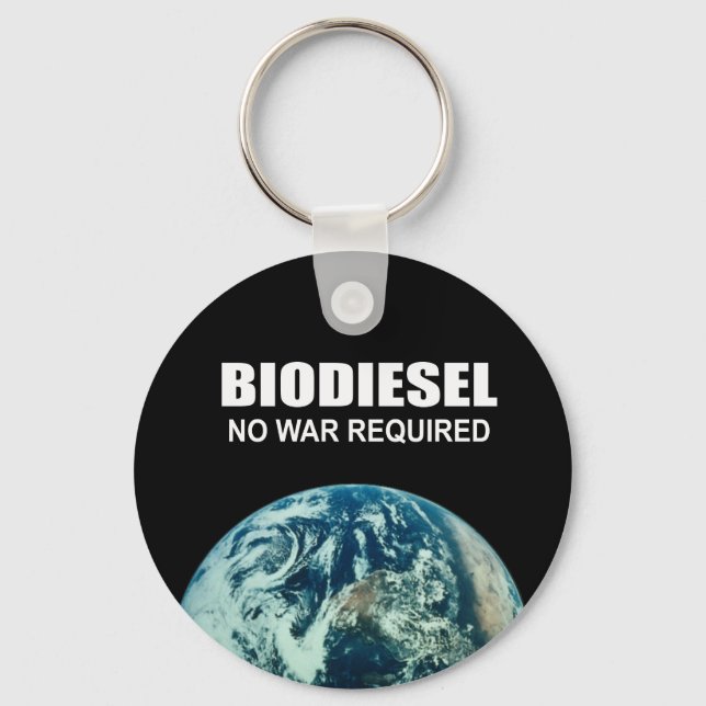 Biodiesel: kein Krieg erforderlich Schlüsselanhänger (Vorderseite)