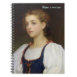 Biodina von Frederick Leighton-Notebook Notizblock