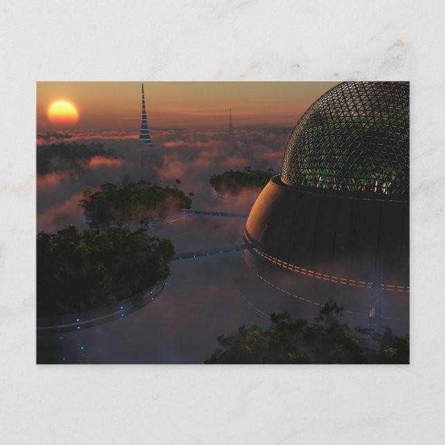 Biodome Postkarte (Vorderseite)