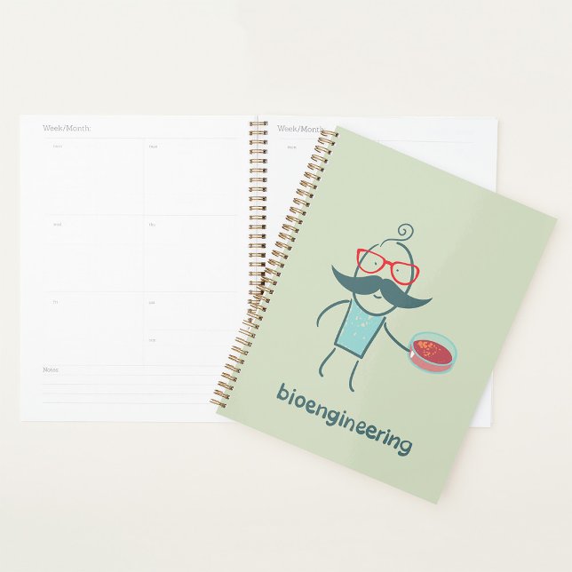 Bioengineering Scientist Spiral Planner Planer (Von Creator hochgeladen)