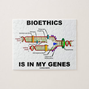 Bioethik ist in meinen Genen (DNA-Replikation) Puzzle