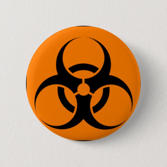 Biogefährdung 05 button (Vorderseite)