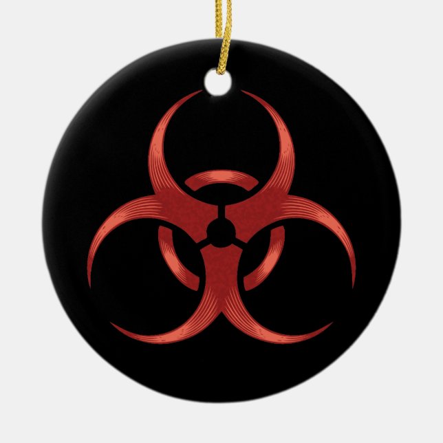 Biogefährdung 1 keramik ornament (Vorne)