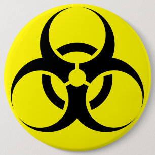 Biogefährdung Button