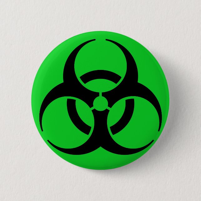 Biogefährdung Button (Vorderseite)