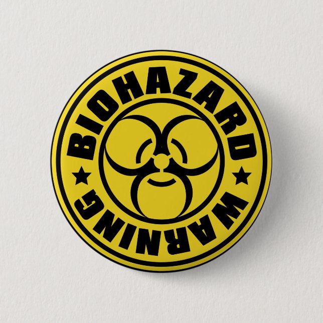 BIOGEFÄHRDUNG BUTTON (Vorderseite)