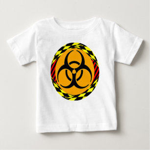Biogefährdung Design von Kenneth Yoncich Baby T-shirt