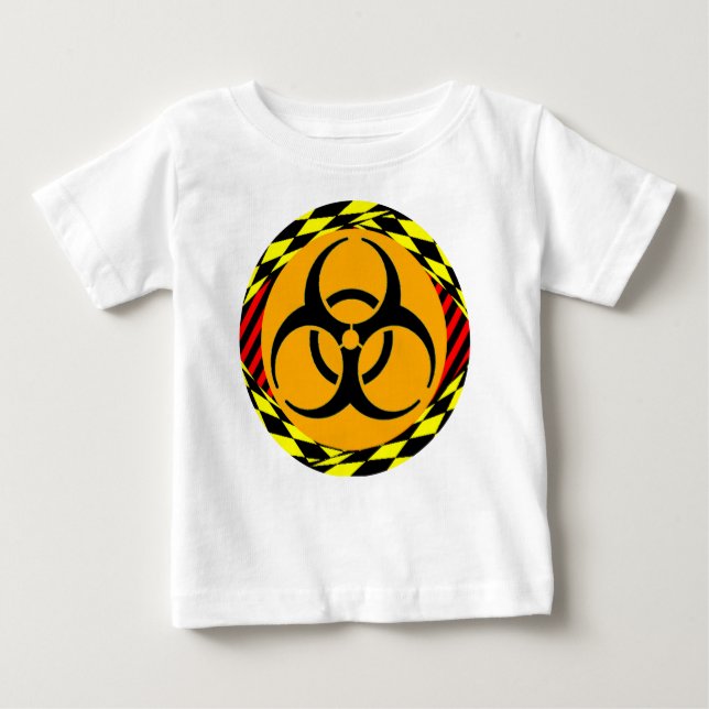 Biogefährdung Design von Kenneth Yoncich Baby T-shirt (Vorderseite)