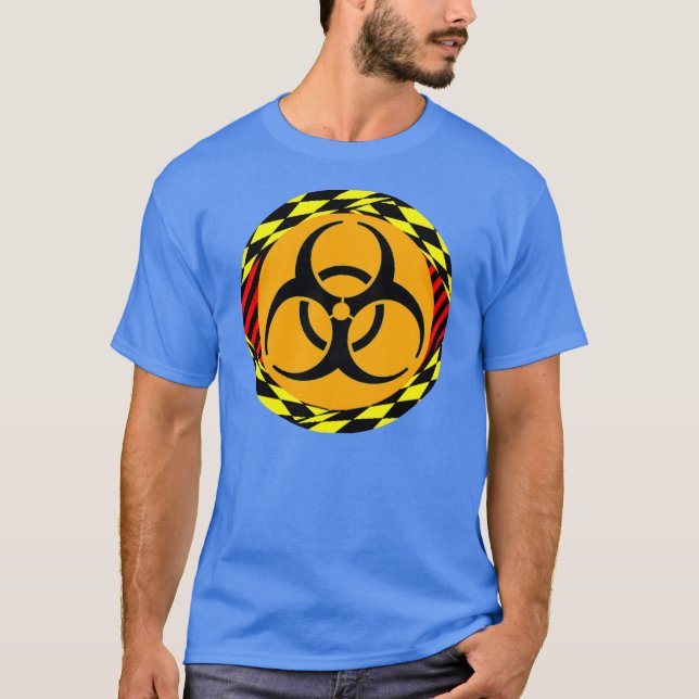 Biogefährdung Design von Kenneth Yoncich T-Shirt (Vorderseite)