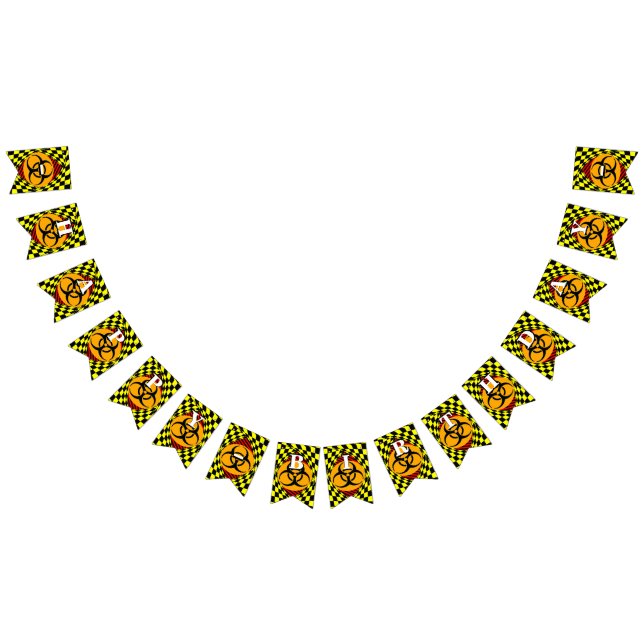 Biogefährdung Design von Kenneth Yoncich Wimpelkette (Alle)