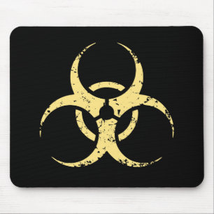 Biogefährdung - dist - Gelb Mousepad