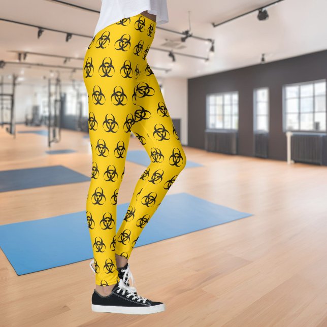 Biogefährdung Icon-Muster Leggings (Von Creator hochgeladen)