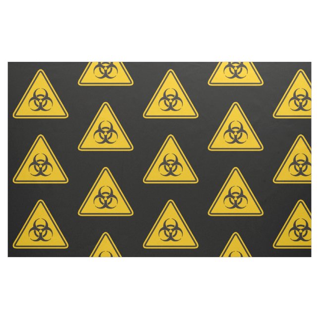 Biogefährdung Icon-Muster Stoff (Fat Quarter (45,7 x 55,9 cm))