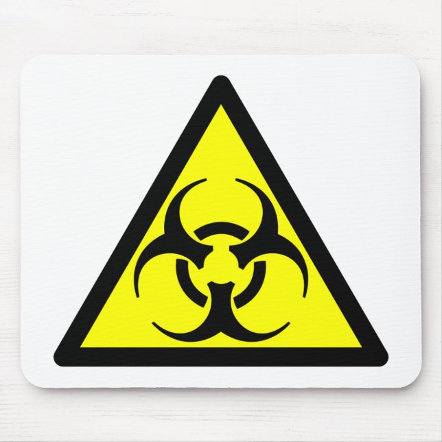 Biogefährdung Mousepad (Vorne)