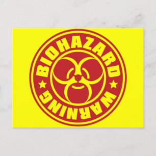BIOGEFÄHRDUNG POSTKARTE