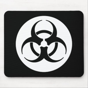 Biogefährdung-Symbol Mousepad