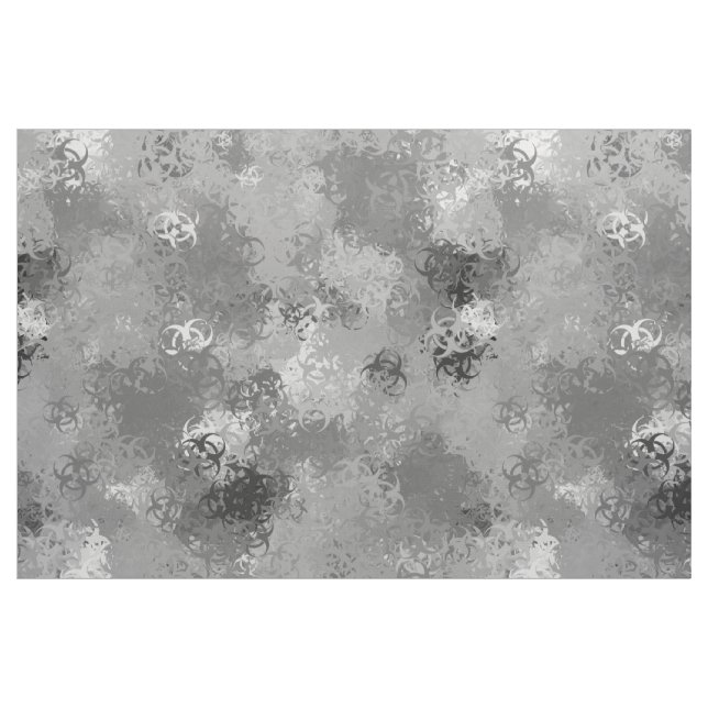 Biogefährdung Symbol Urban Camouflage Fabrik Stoff (Fat Quarter (45,7 x 55,9 cm))