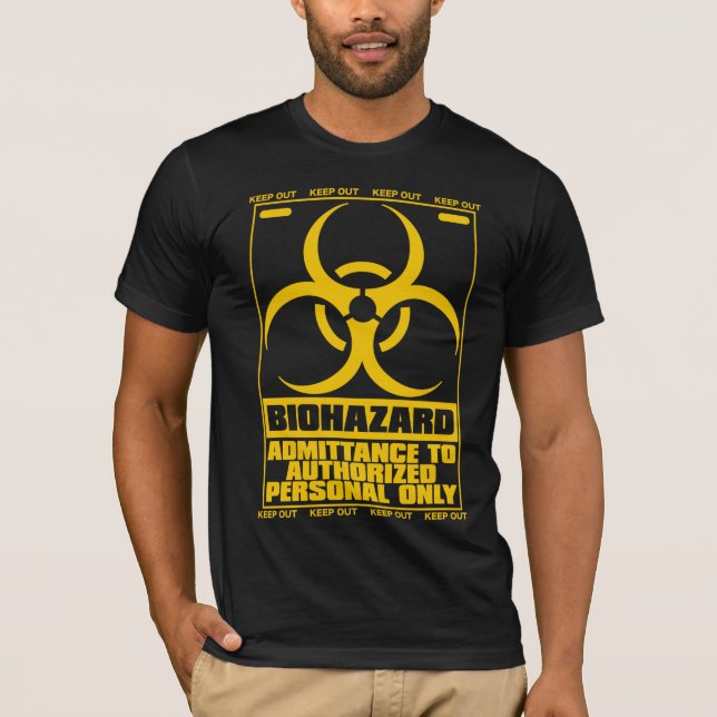 BIOGEFÄHRDUNG T-Shirt (Vorderseite)