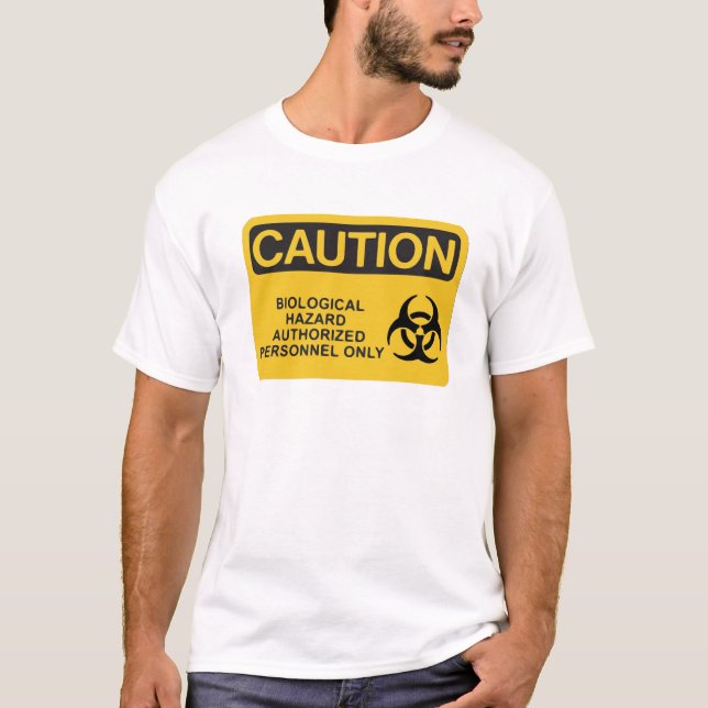 Biogefährdung-T - Shirt (Vorderseite)