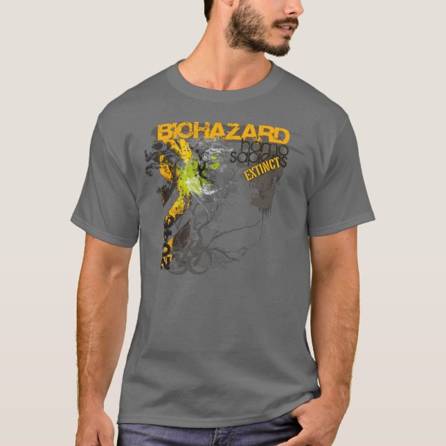 Biogefährdung-T - Shirt (Vorderseite)