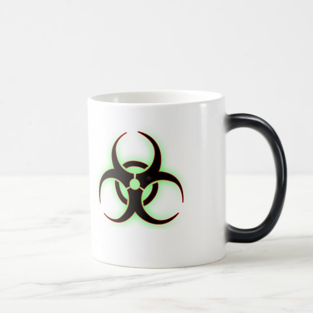 Biogefährdung-Tasse Verwandlungstasse (Rechts)