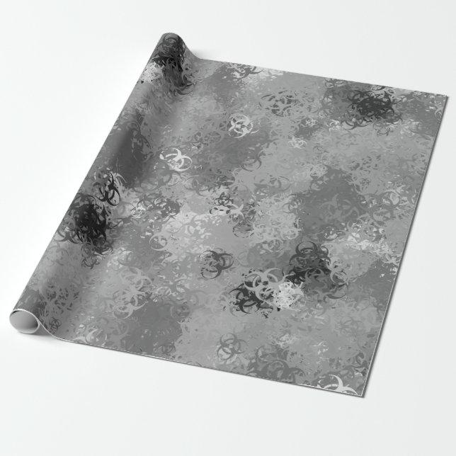 Biogefährdung Urban Camouflage Wrapping Paper Geschenkpapier (Ungerollt)
