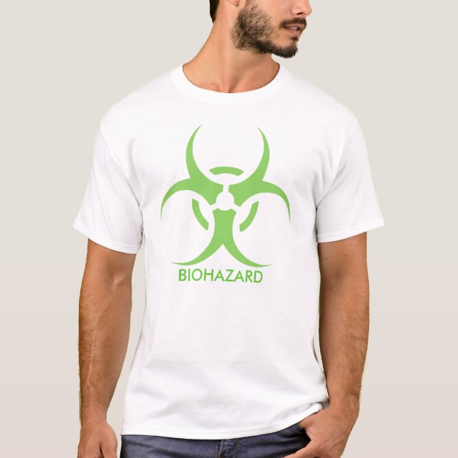 Biogefährdung! warnende Gefahr T-Shirt (Vorderseite)