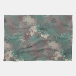 Biogefährdung Woodland Camouflage Handtuch