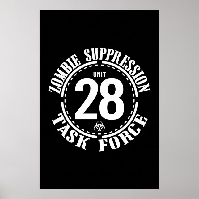 Biogefährdung Zombie Task Force Poster (Vorne)