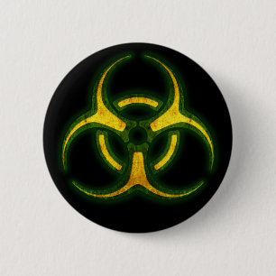 Biogefährdung-Zombie-Warnung Button